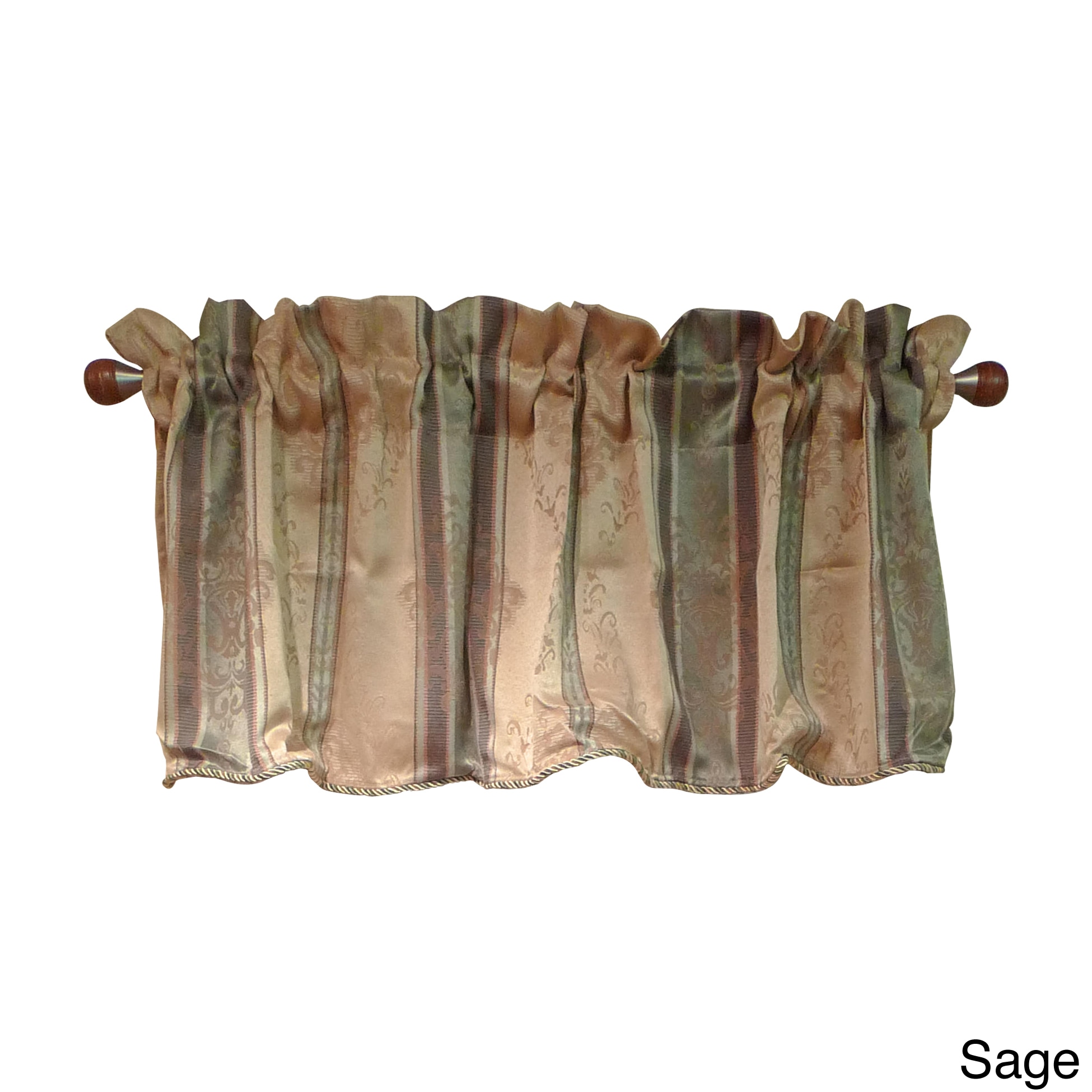 Tuscan Rod Pocket Valance (set Of 2)