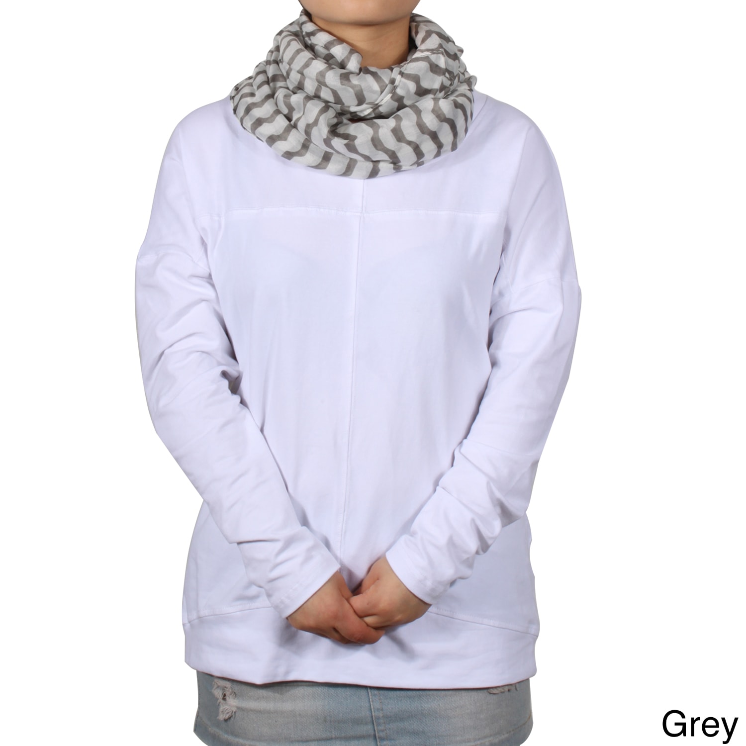 La77 Striped Loop Scarf