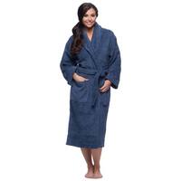 Classic Turkish Cotton Thick Luxurious Shawl Collar Bathrobe