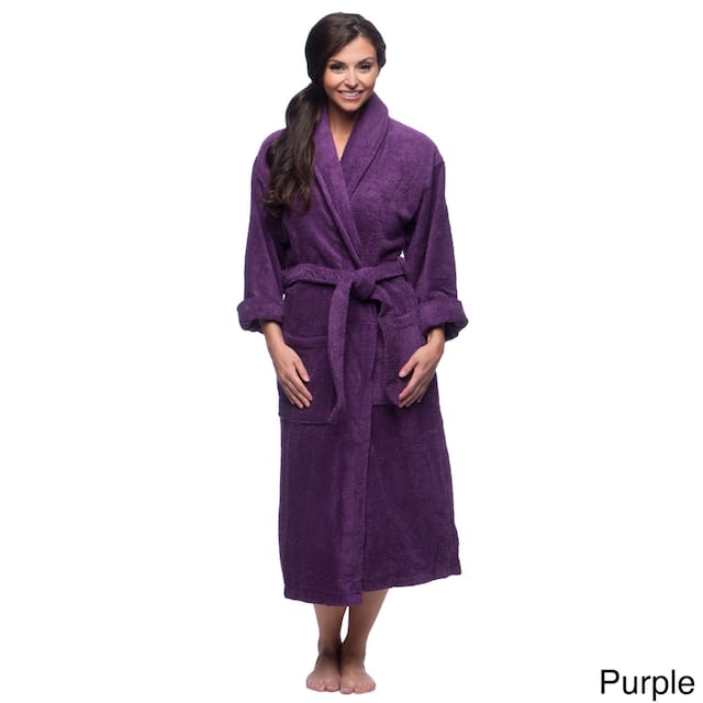 Classic Turkish Cotton Thick Luxurious Shawl Collar Bathrobe