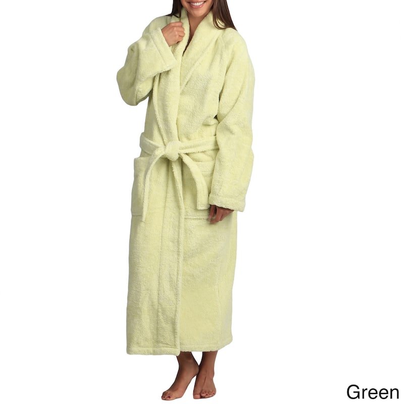 Classic Turkish Cotton Thick Luxurious Shawl Collar Bathrobe