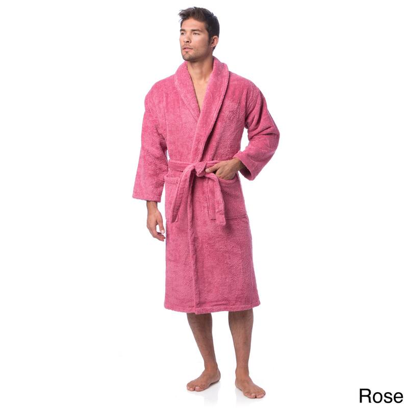 Classic Turkish Cotton Thick Luxurious Shawl Collar Bathrobe