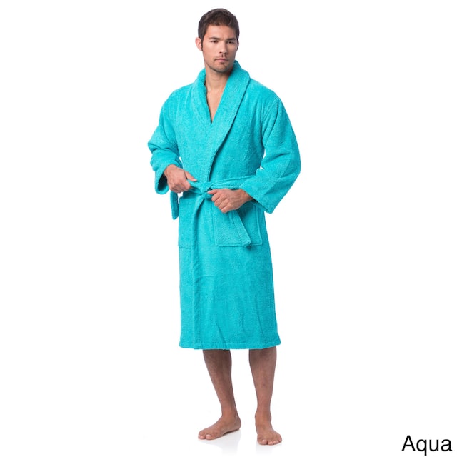 Classic Turkish Cotton Thick Luxurious Shawl Collar Bathrobe