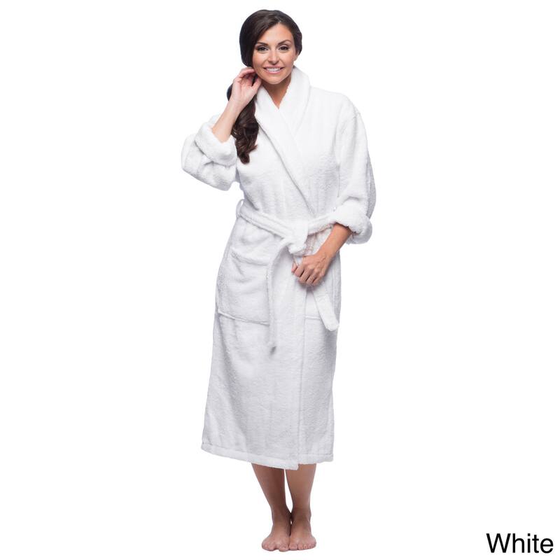 Classic Turkish Cotton Thick Luxurious Shawl Collar Bathrobe