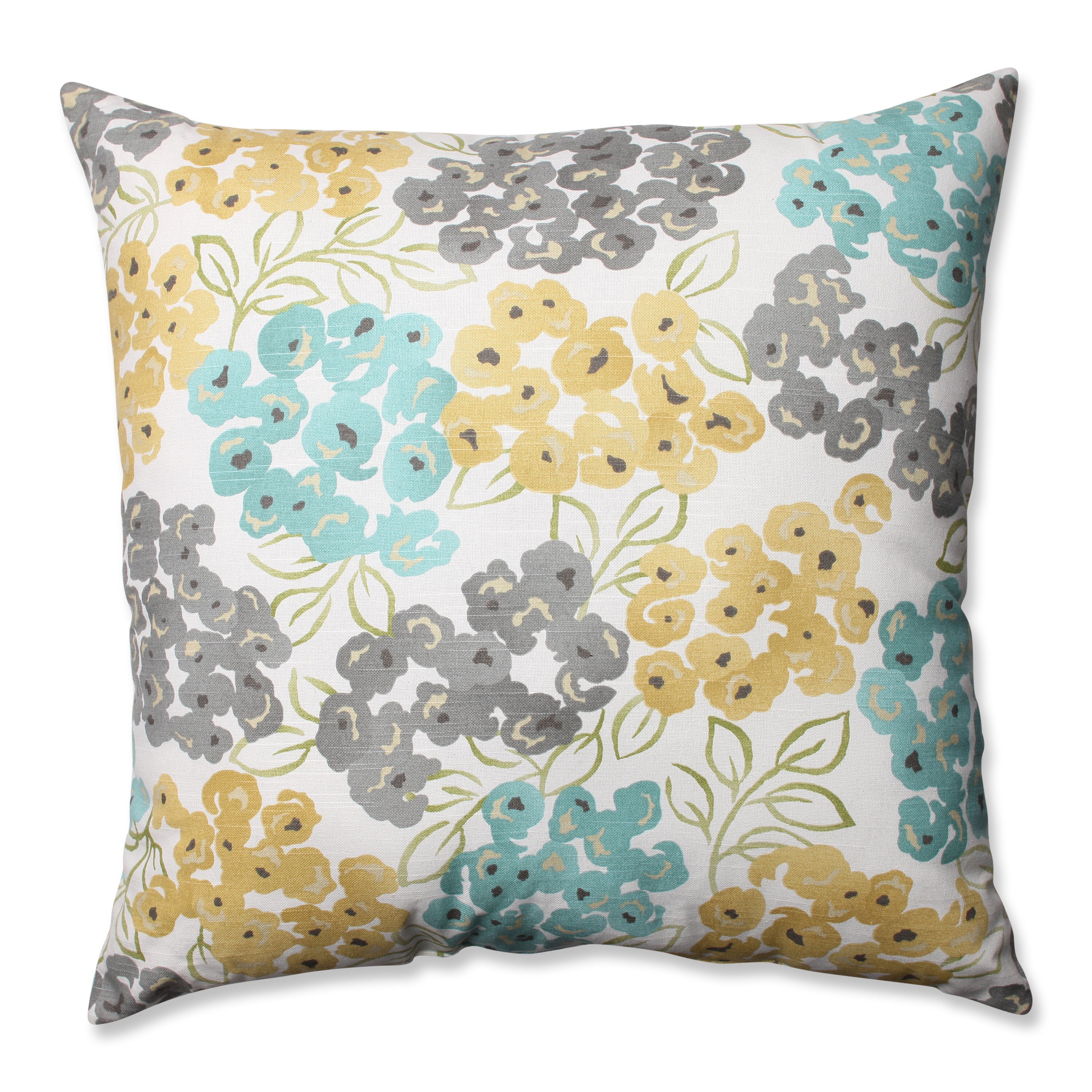 Shop Pillow Perfect Luxury Floral Pool 24.5inch Decorative Pillow On