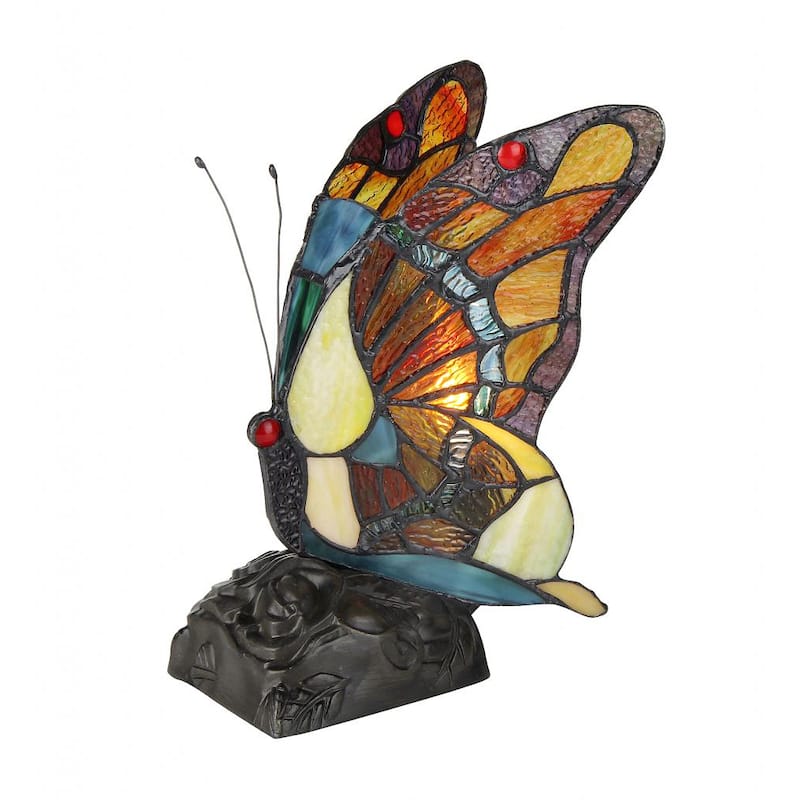 Tiffany-Style Butterfly 1-light Night Light