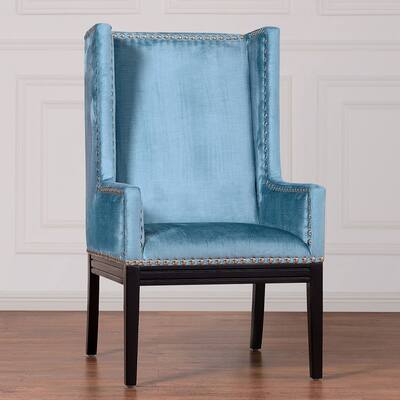 Tribeca Blue Velvet Chair