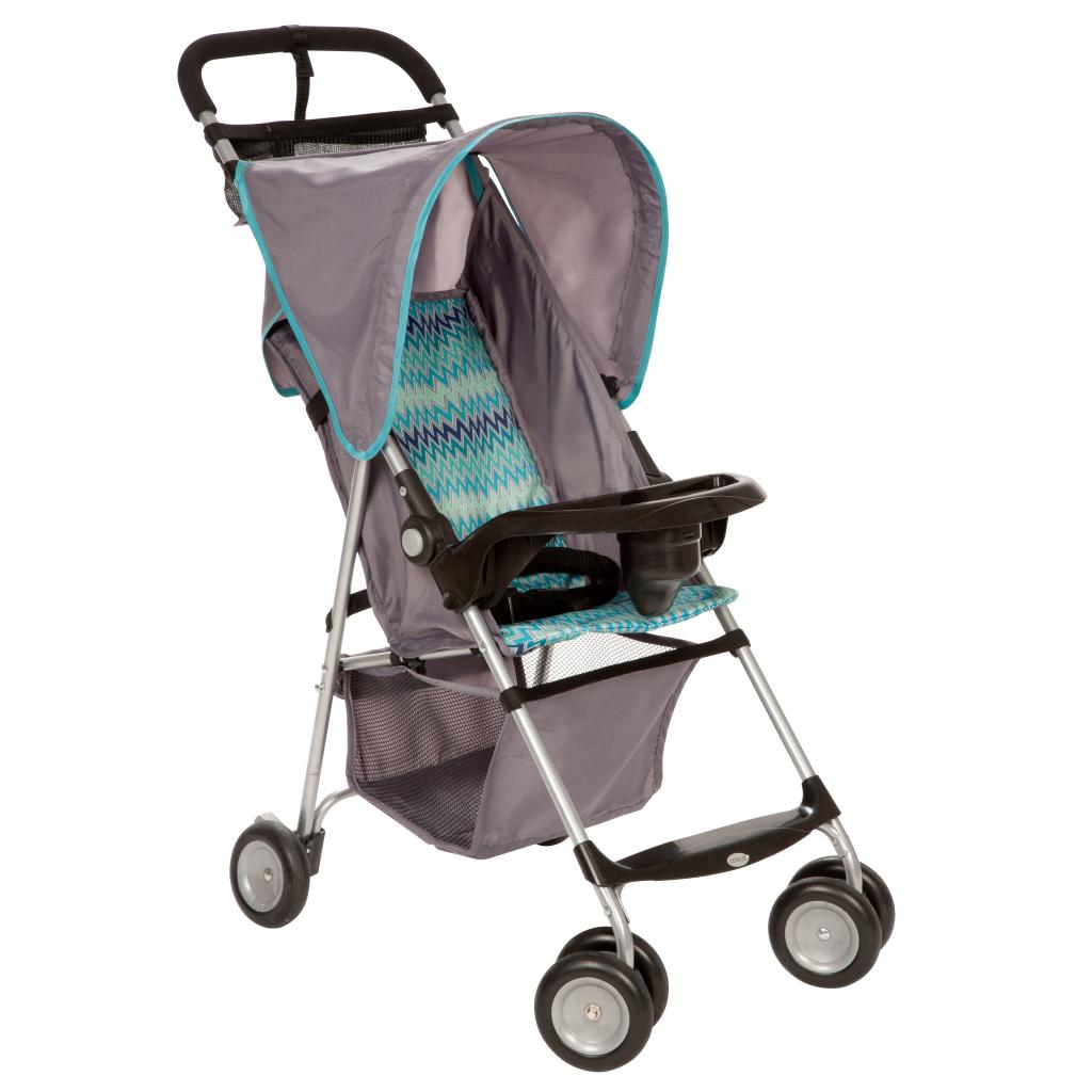 umbrella stroller with tray and basket