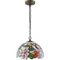 tiffany lamp hanging lighting light pendant amora tulips hummingbird today