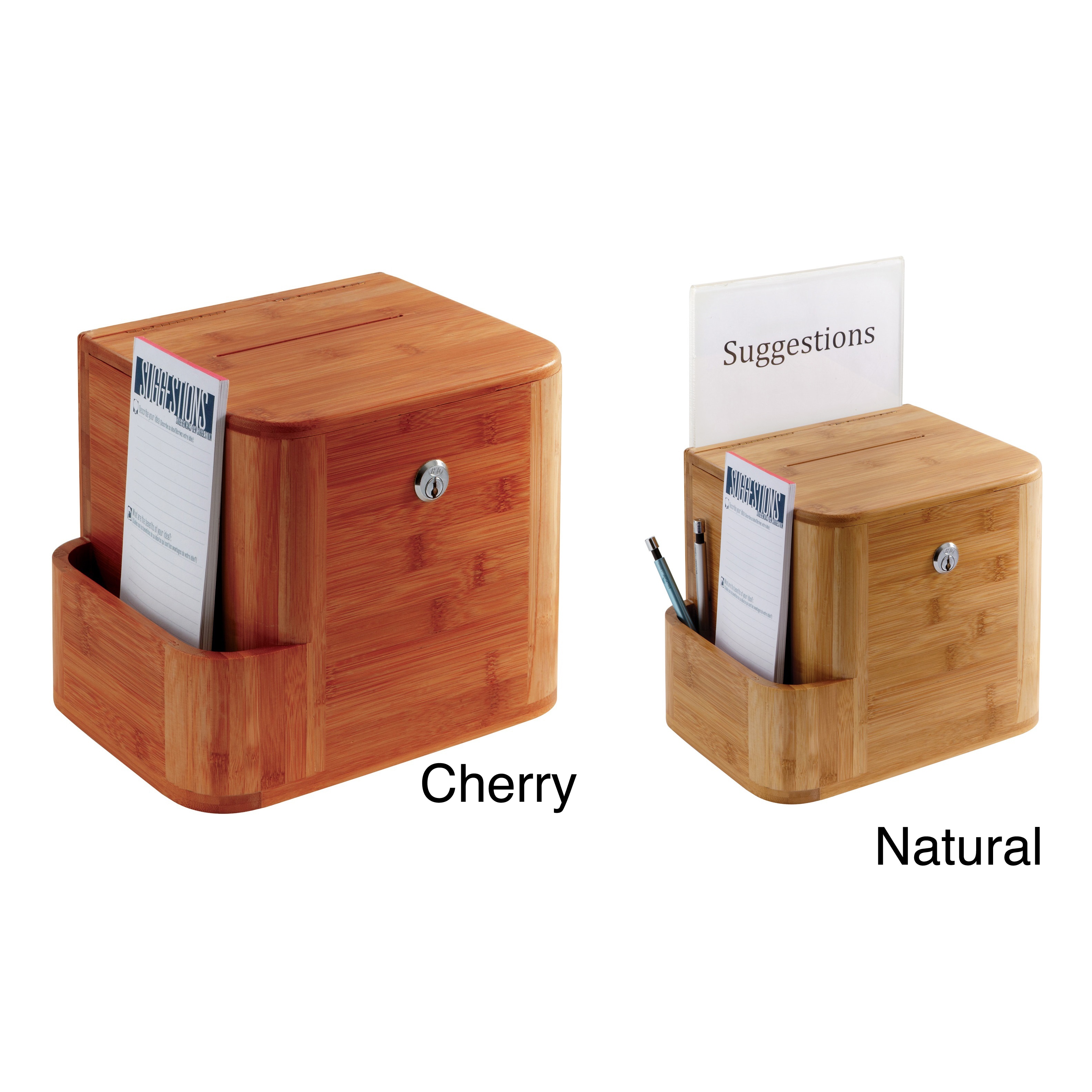 Safco Bamboo Suggestion Box