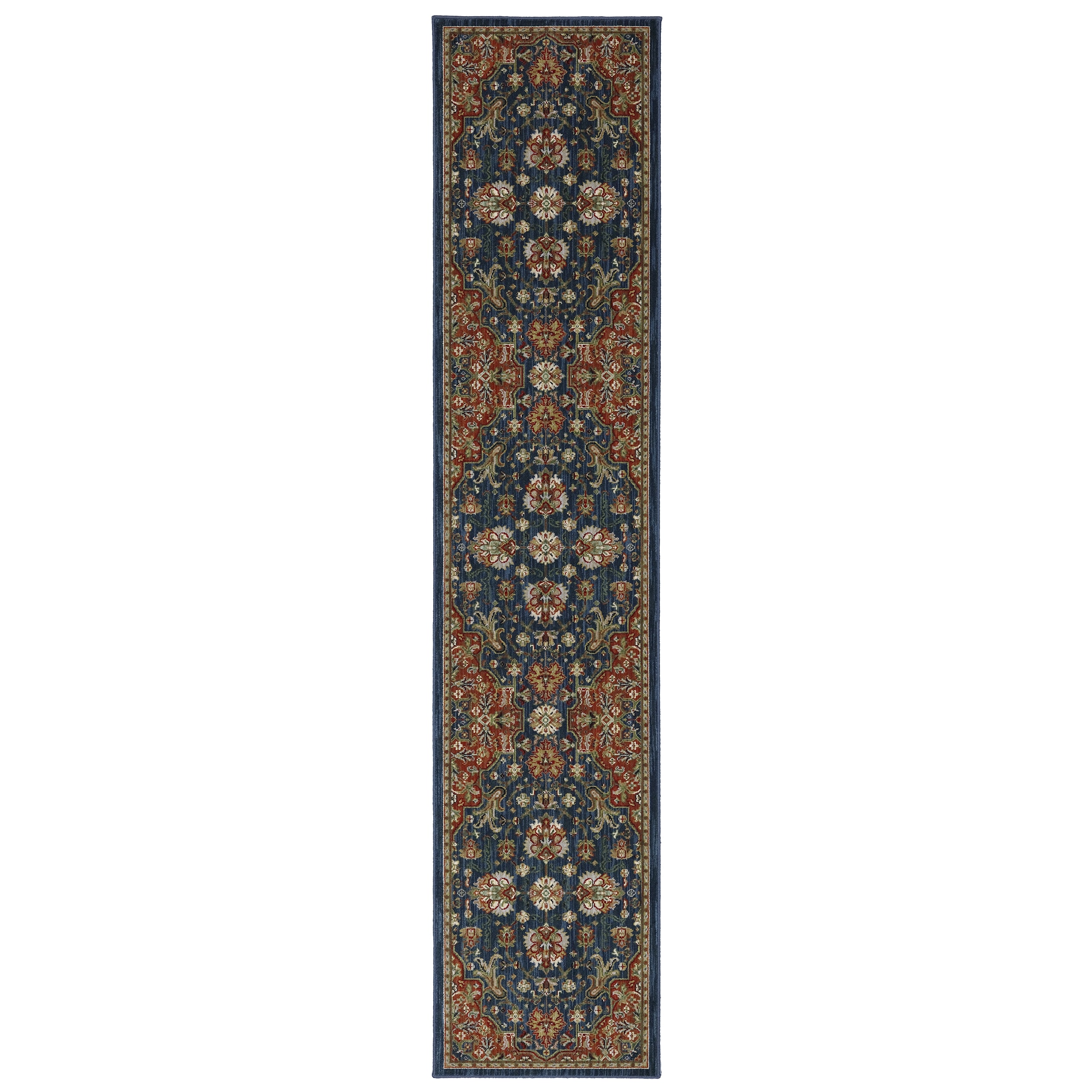 Karastan Crossroads Duval Indigo Rug (25 X 12)