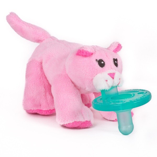 WubbaNub Infant Newborn Baby Soothie Pacifier ~ Pink Kitty