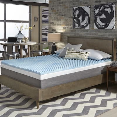 Comforpedic Loft from Beautyrest 2-inch Sculpted Gel Memory Foam Mattress Topper