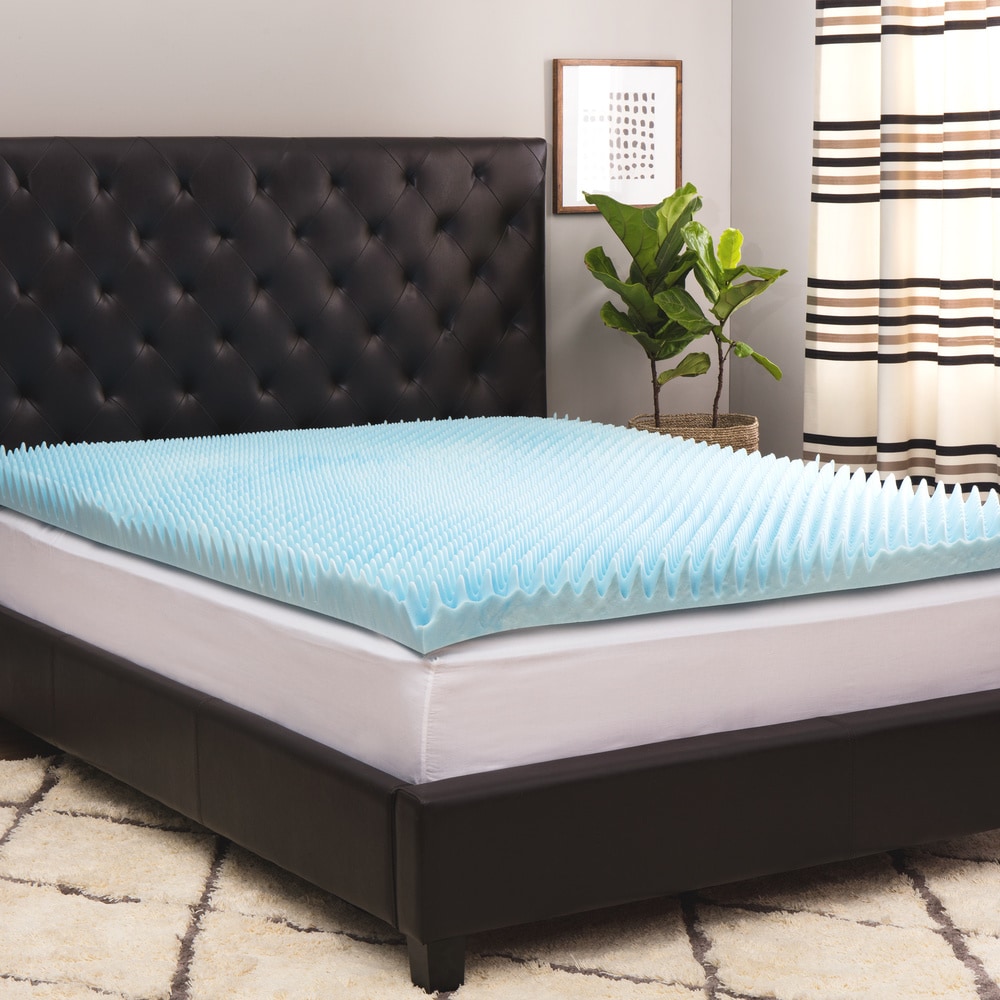 Beautyrest Comforpedic Loft 4 Inch Gel Memory Foam Mattress Topper Overstock