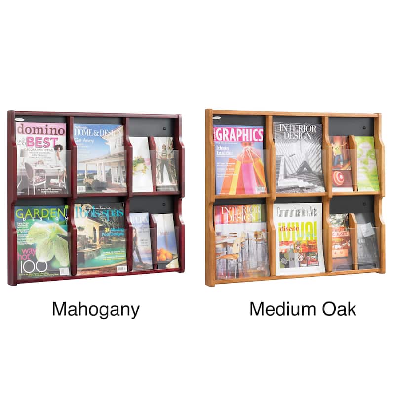 Safco Expose 6 Literature and 12 Pamphlet Literature Display