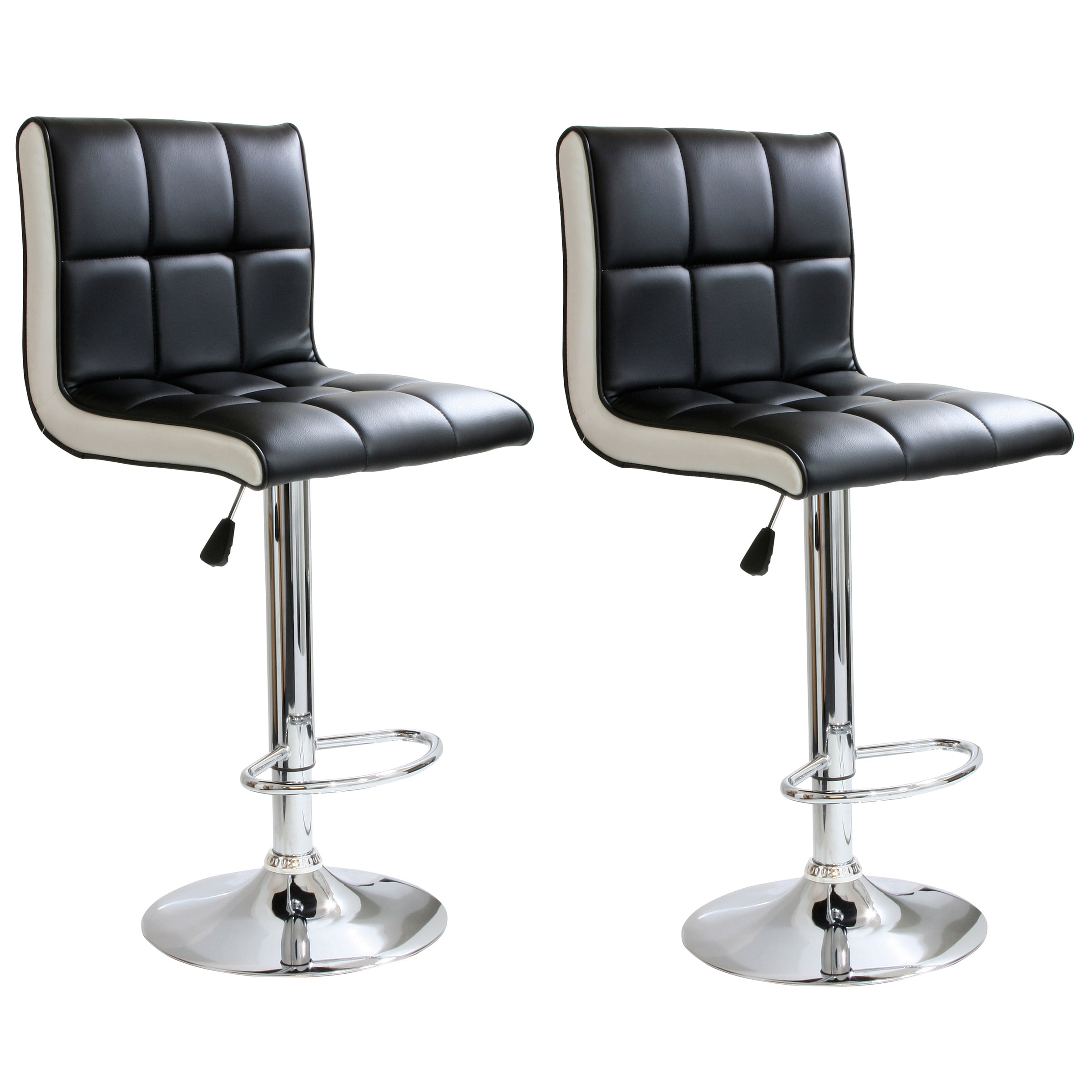 Amerihome 2 tone Padded Bar Stool (set Of 2)