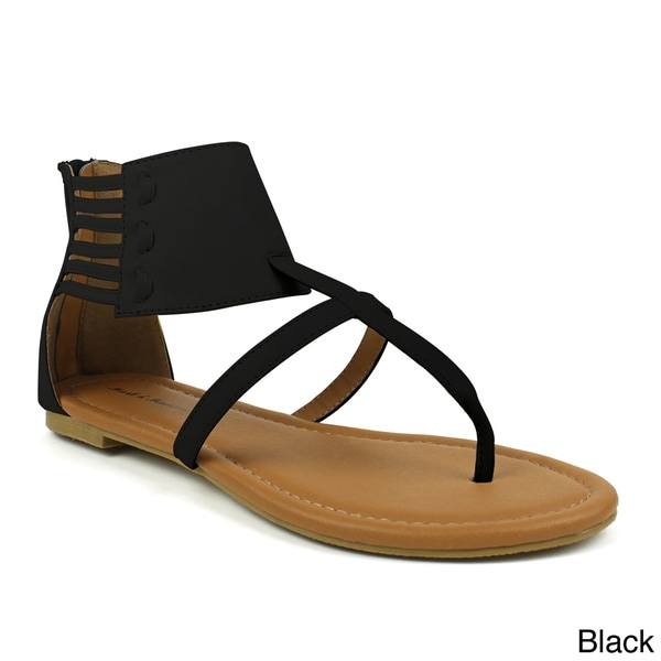 Mark & Maddux Women's 'Paul 05' Ankle wrap Flat Sandals Mark & Maddux Sandals