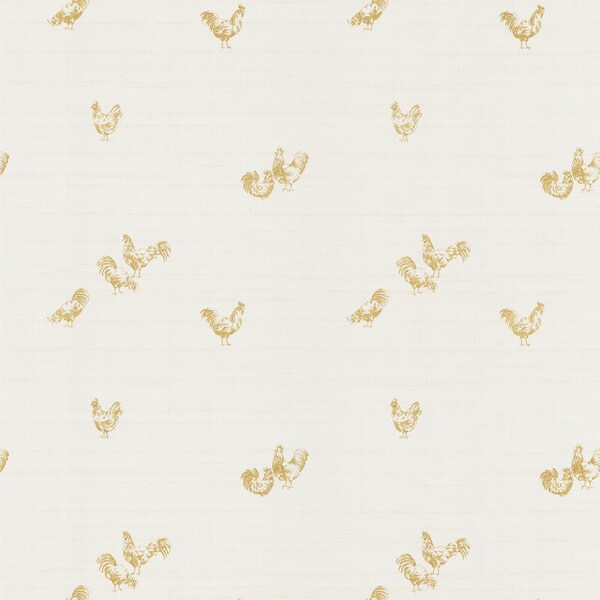 Shop Brewster Green Roosters Vintage Toile Wallpaper ...