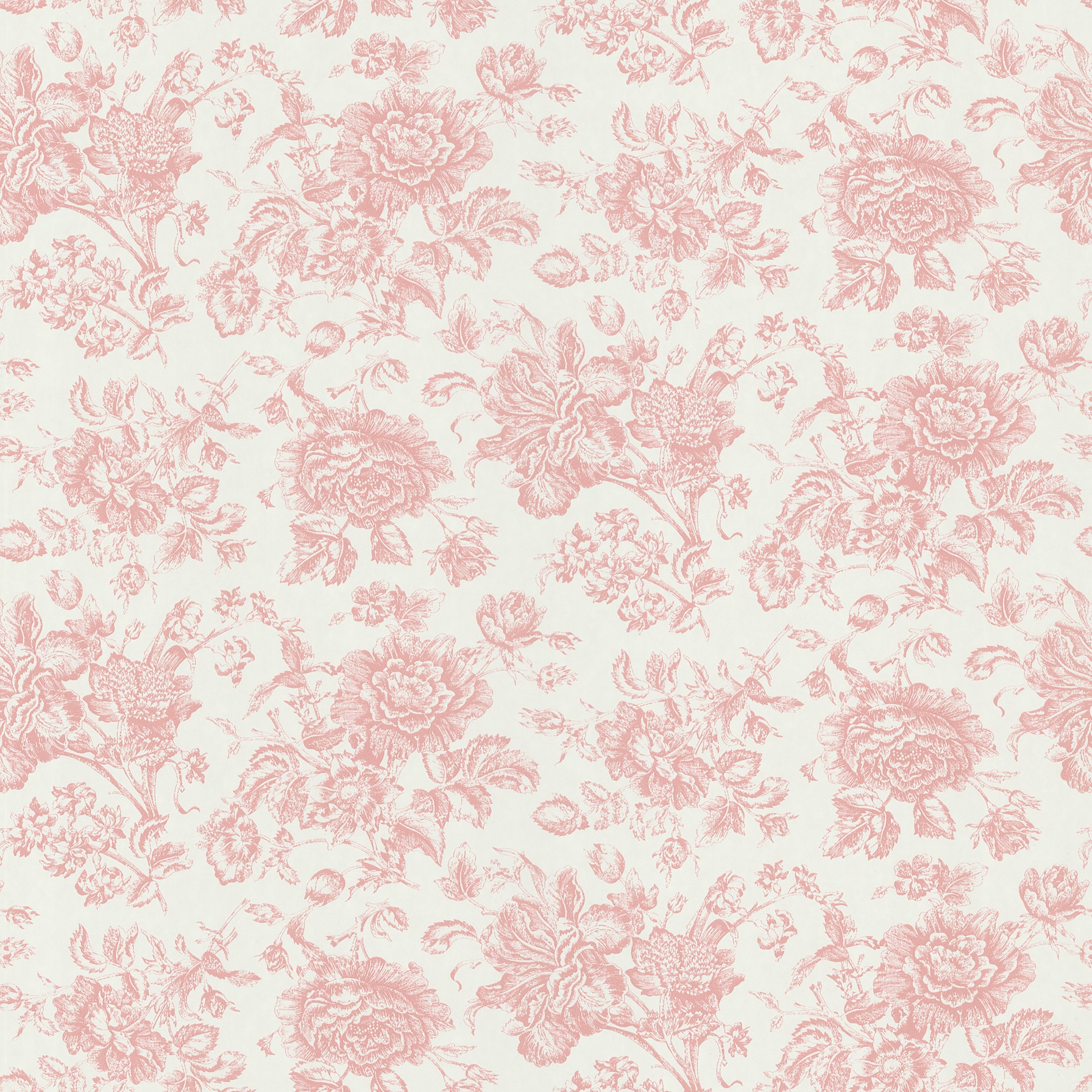 Brewster Pink Floral Toile Wallpaper - Overstock Shopping - Top Rated ...