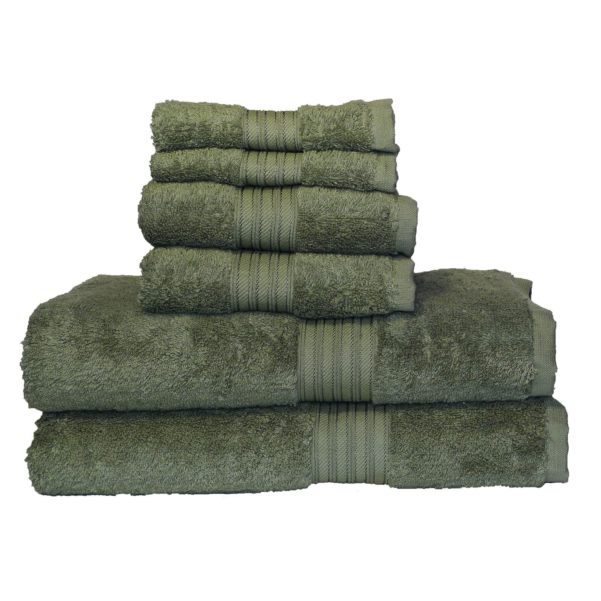  Lacoste Heritage Supima Cotton 6-Piece Towel Set, 2