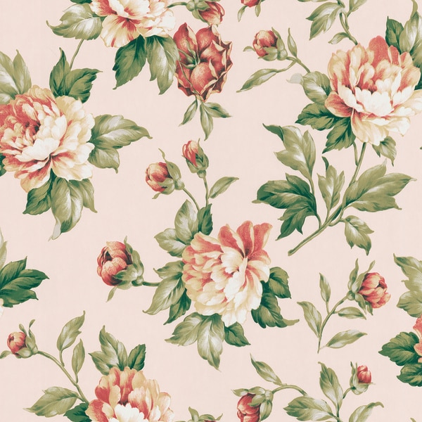 Shop Brewster Green Vintage Botanical Wallpaper - Free ...