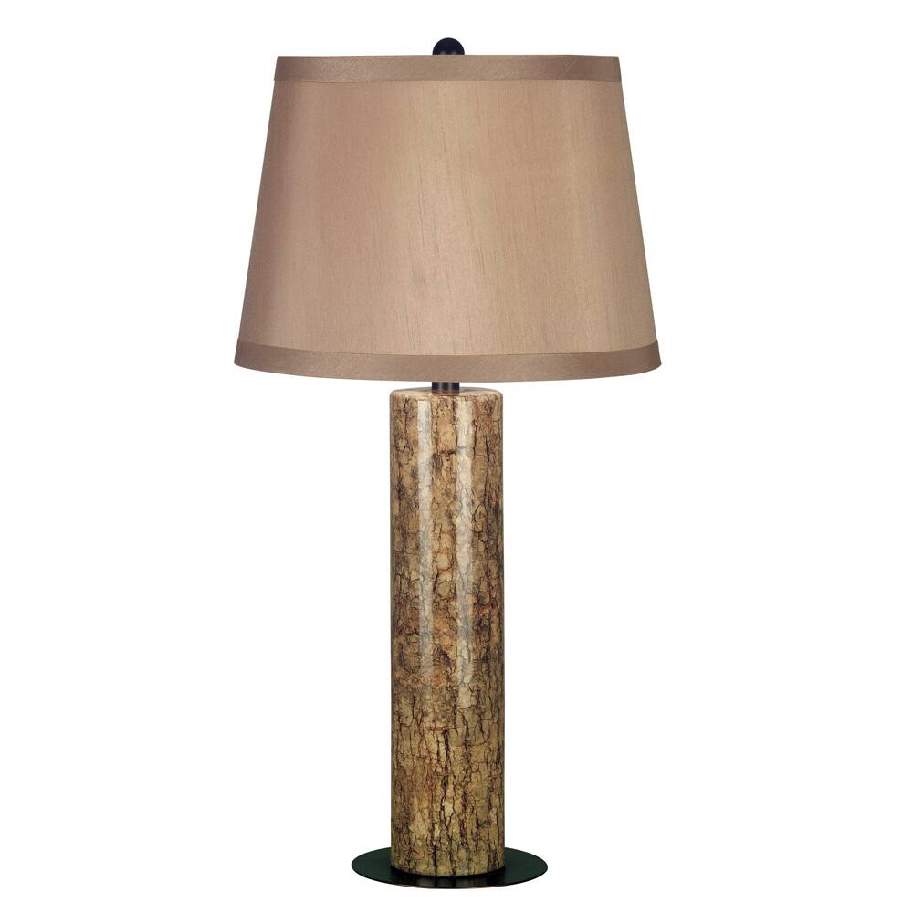 Sofia 15-inch Long With Marble Finish And Copper Bronze Accents Table Lamp