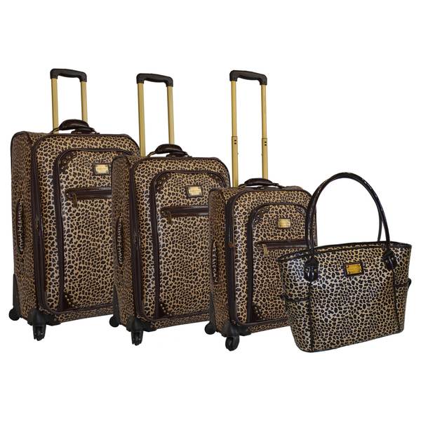 4 piece spinner luggage set