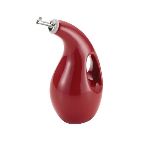 Rachael Ray Red Stoneware EVOO Dispensing Bottle