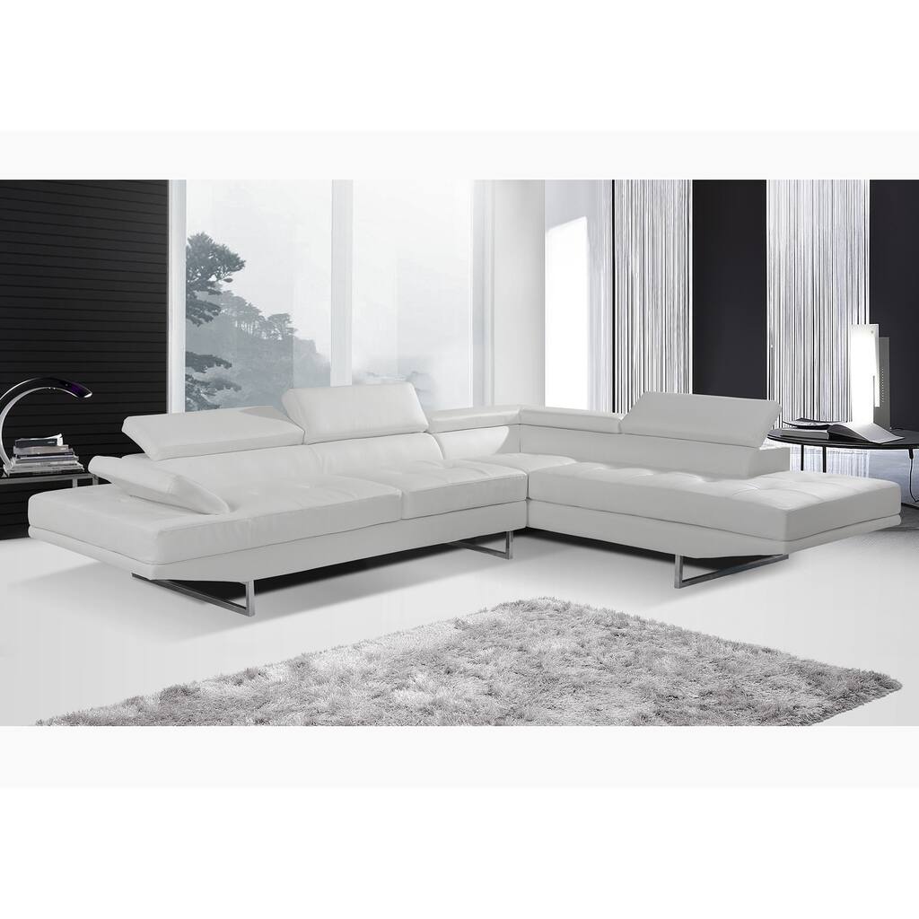 Nova White Sofa Sectional