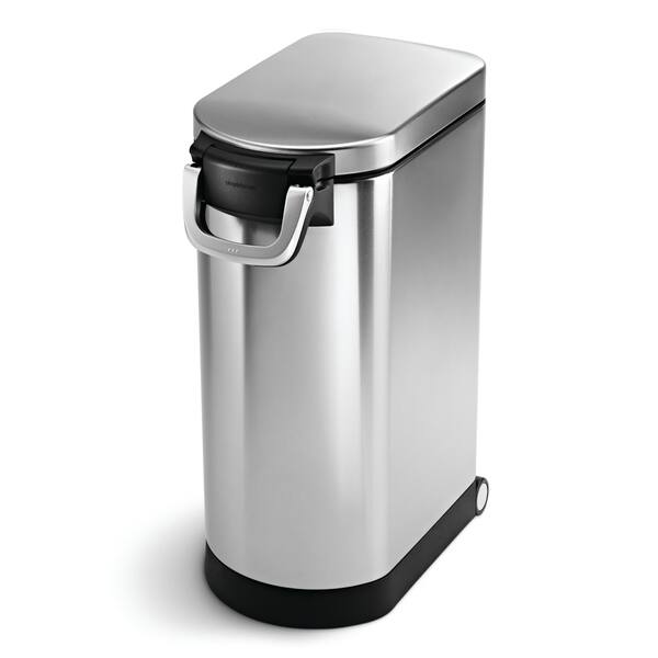 simplehuman Steel Compost Caddy - White - 4 L