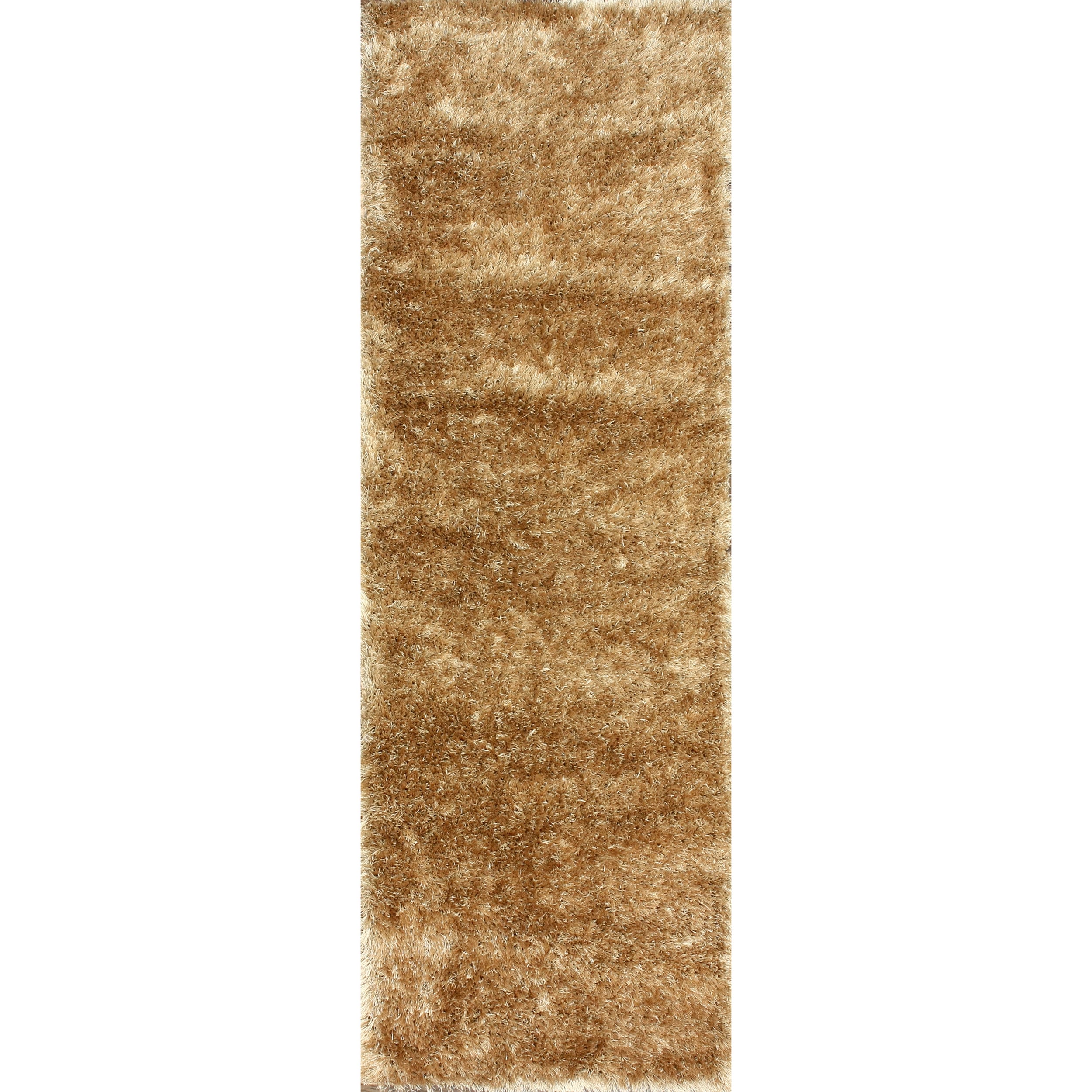 Nuloom Sparkle Plush Copper Shag Rug (28 X 8)