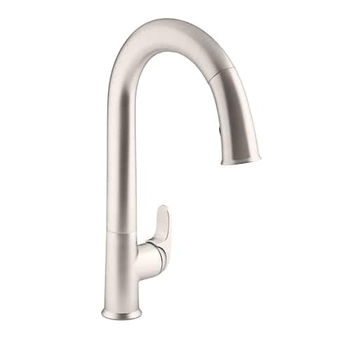 Kohler Sensate Pullout Spray Electronic Single Hole Kitchen Faucet K-72218-VS Vibrant Stainless