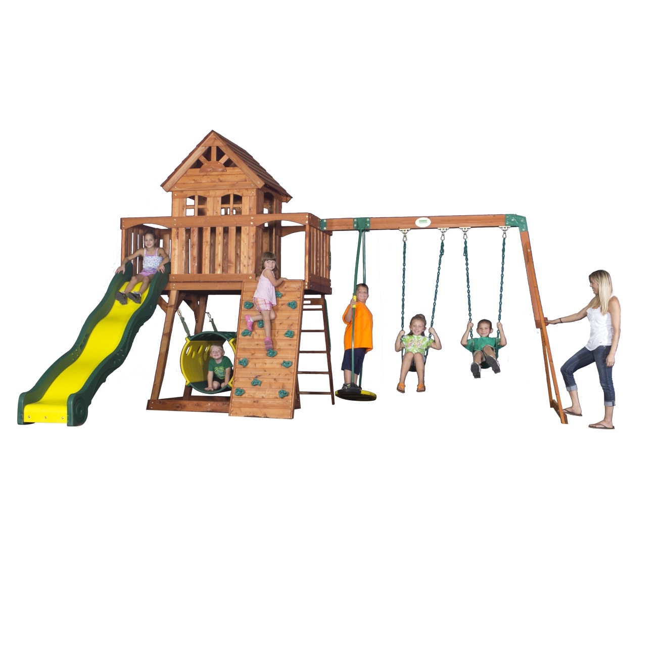 Backyard Discovery Cedar View Swingset