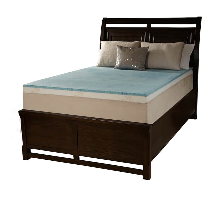 ComforPedic Loft from Beautyrest 2-inch Flat Gel Memory Foam Mattress Topper - Twin