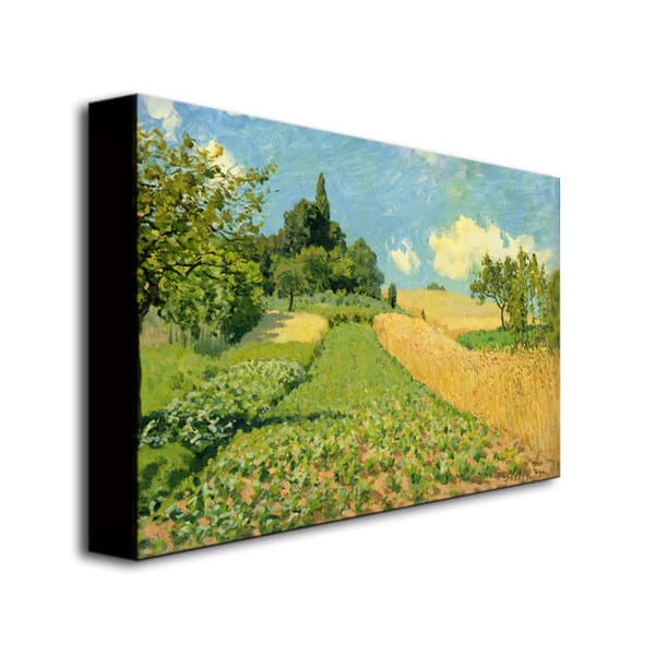 Alfred Sisley The Cornfield Canvas Art Overstock 8119284
