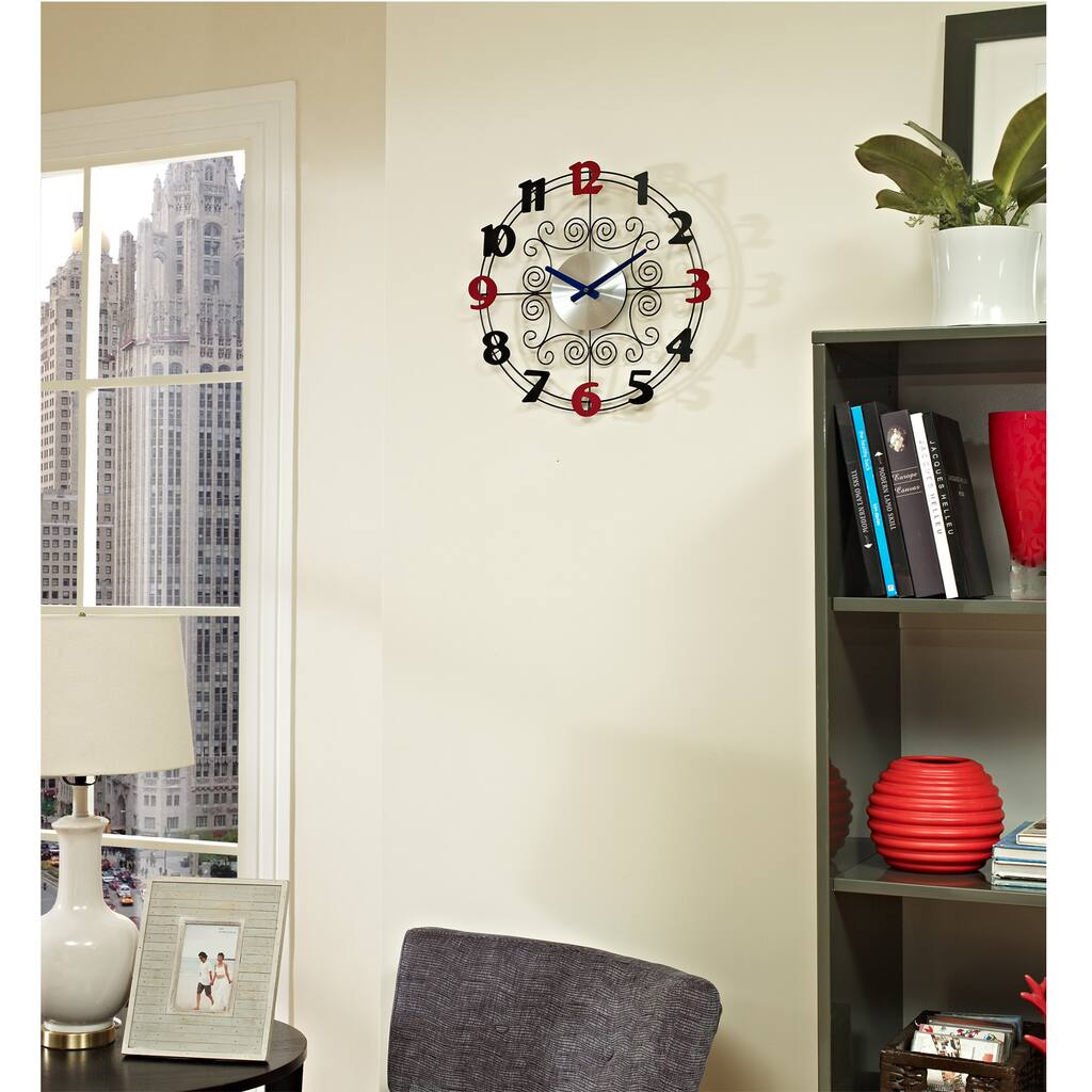Decorative Metal Wire Wall Clock