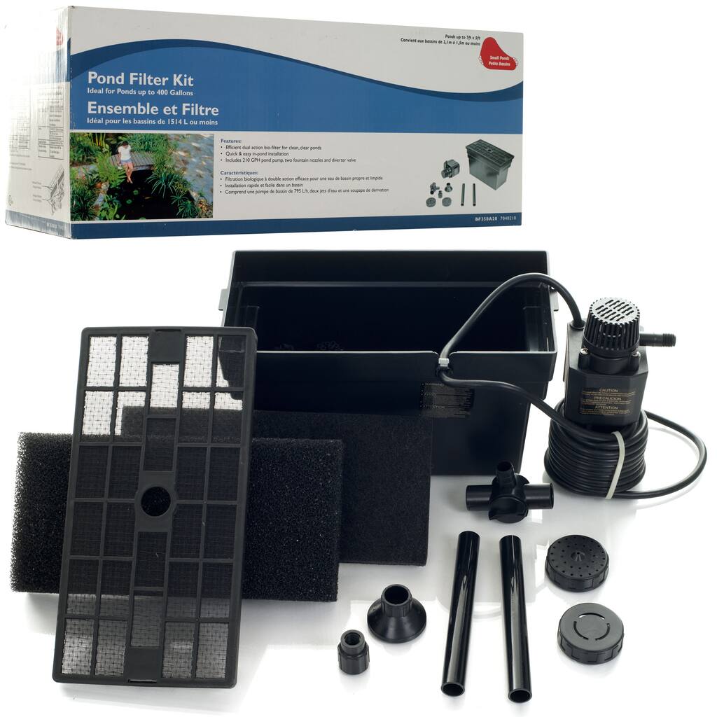 Beckett Small Underground 400-gallon Pond Pump Filter Kit