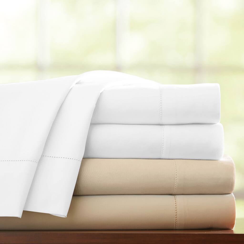 Pointehaven 1000 Thread Count Pima Cotton Sateen Sheet Set