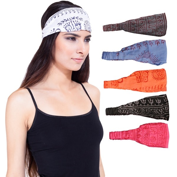 Hare Rama Hare Krishna Cotton Mantra Headband (Nepal)   15466643