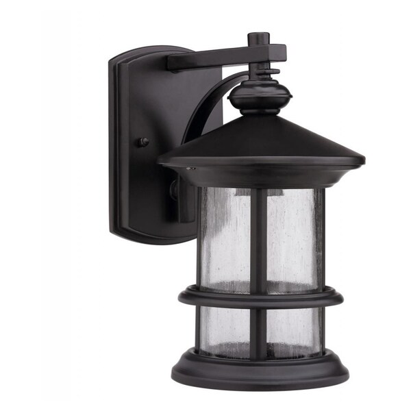 Shop Chloe Transitional 1light Dark Bronze Aluminum Outdoor Wall