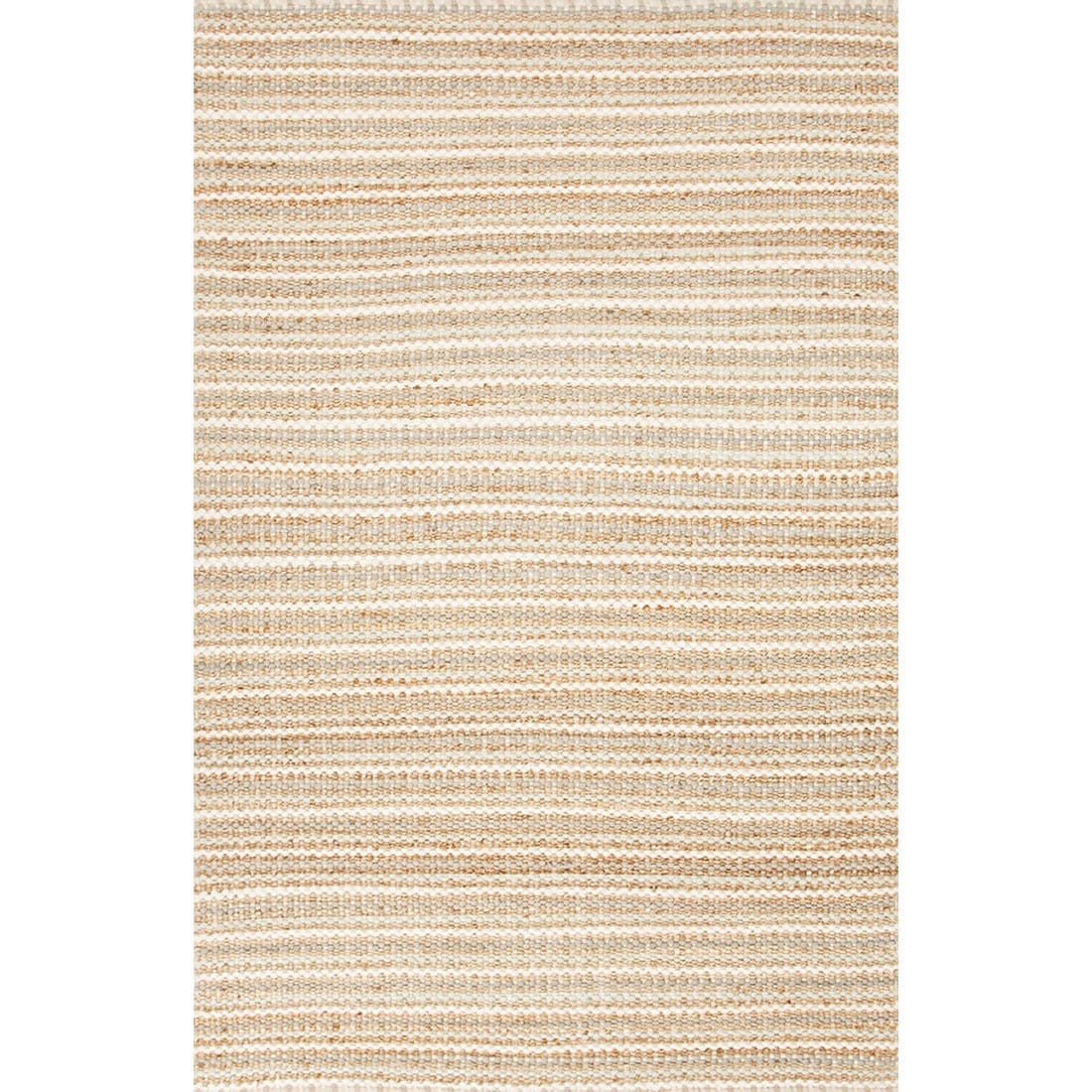 Handmade Naturals Solid Pattern Brown Wool Rug (36 X 56)