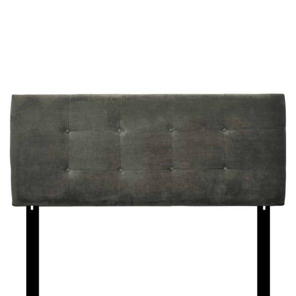 button Tufted Diva Smoke Headboard