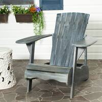 Safavieh Outdoor Living Mopani Adirondack Ash Grey Acacia Wood Chair
