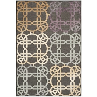 Safavieh Paradise Charcoal Grey Geometric Rug (53 x 76)   15467002