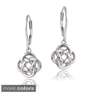 Leverback Earrings Find Great Jewelry Deals Ping At Mondevio Sterling Silver Love Knot Dangle Leverback Earrings