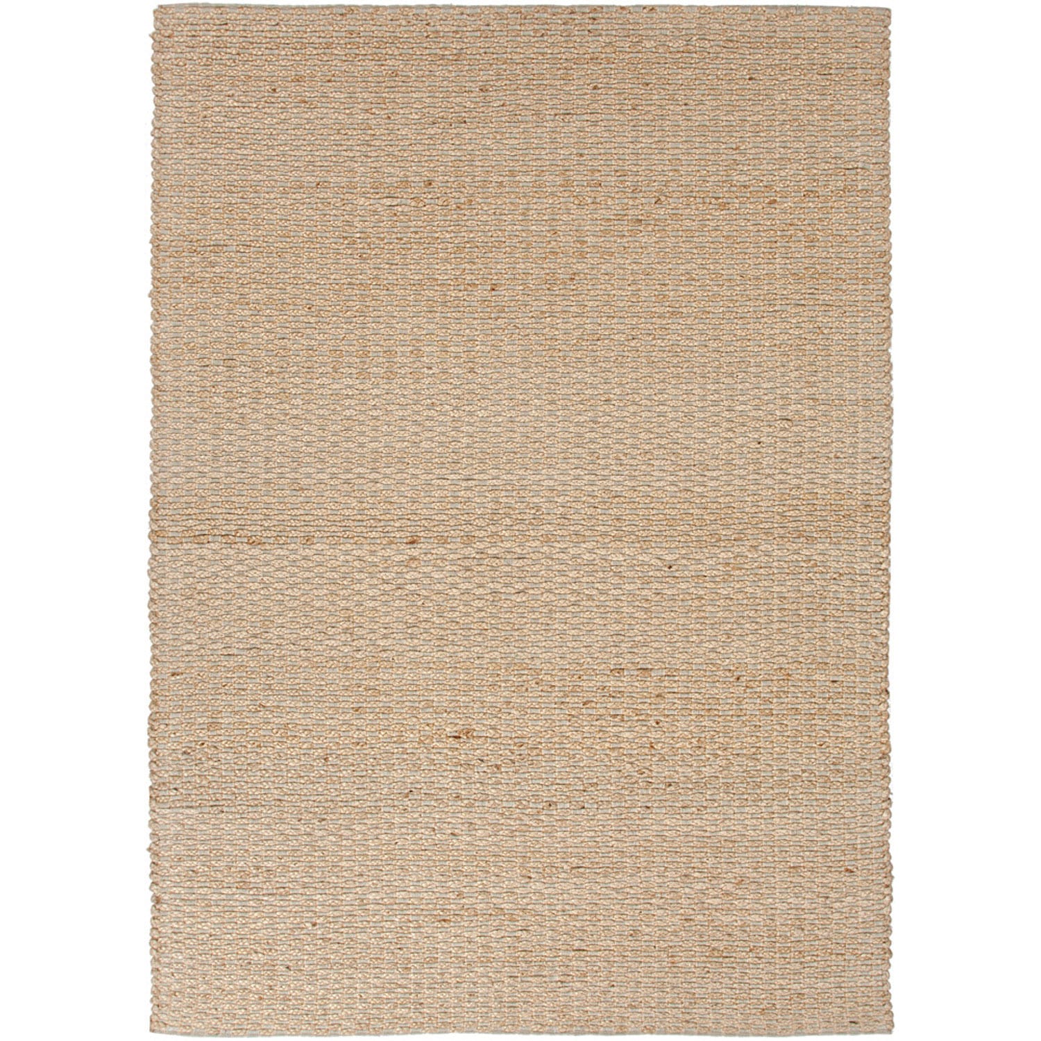 Handmade Naturals Brown Solid pattern Area Rug (8 X 10)