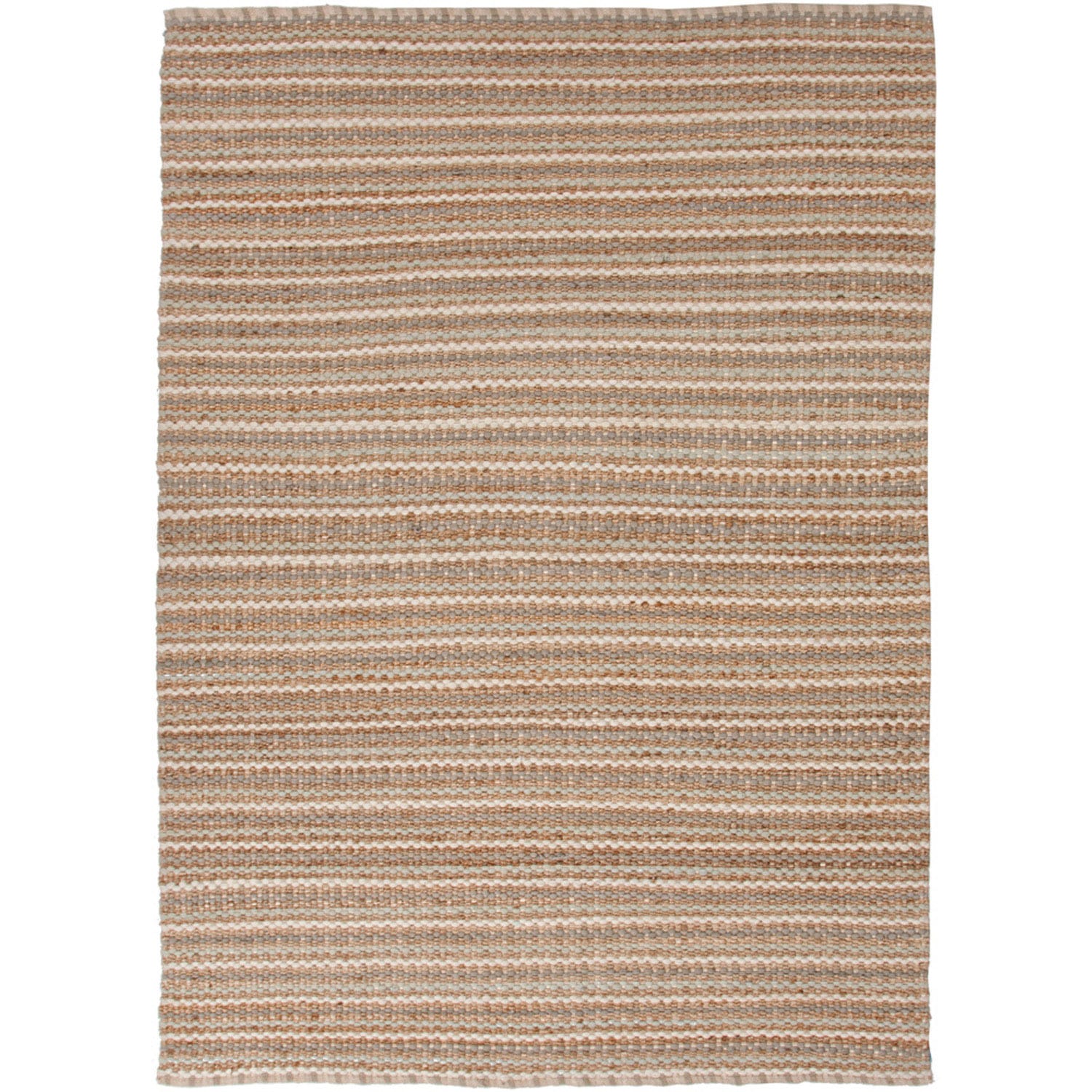 Handmade Naturals Solid Pattern Brown Rug (8 X 10)