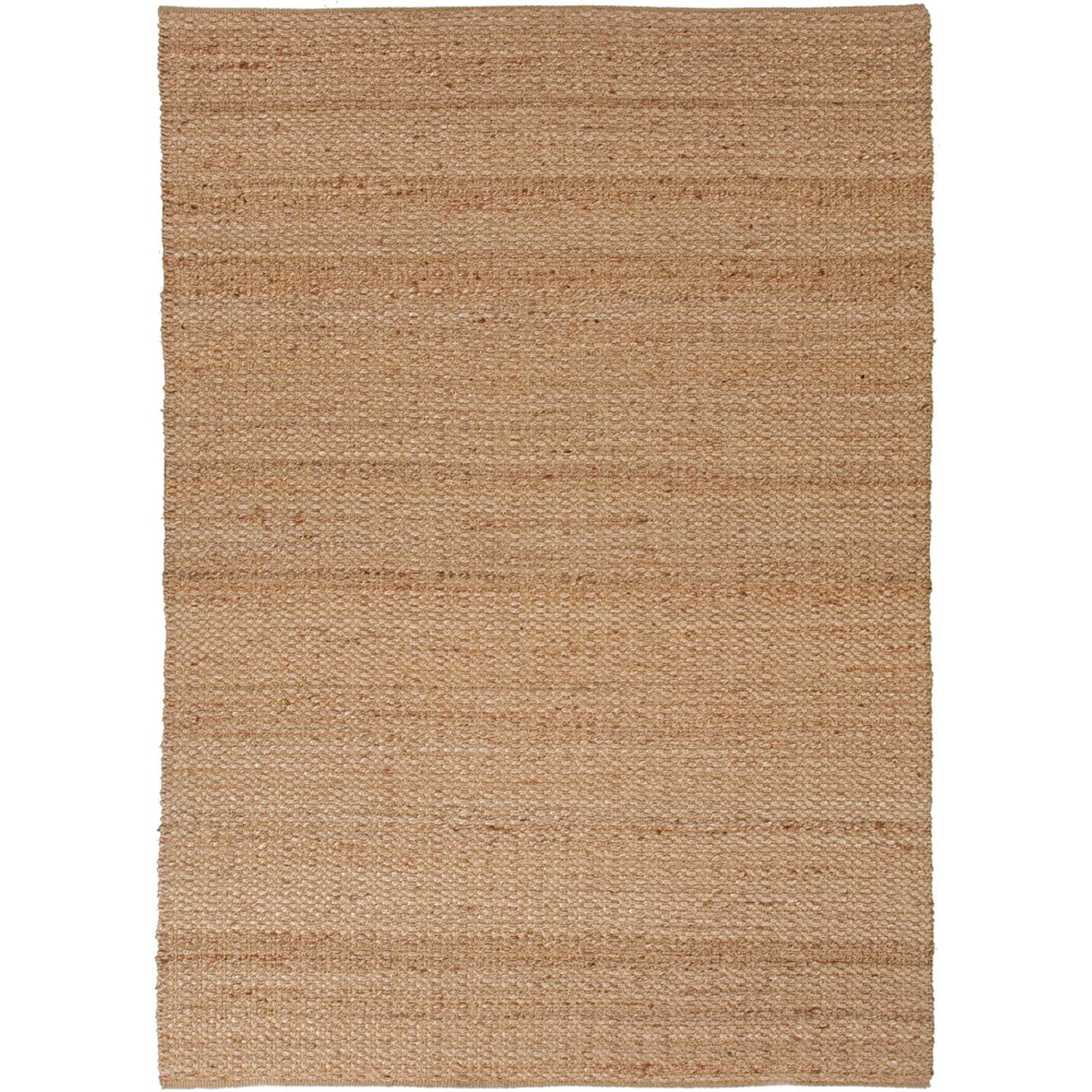 Handmade Naturals Solid Pattern Brown Rug (26 X 4)