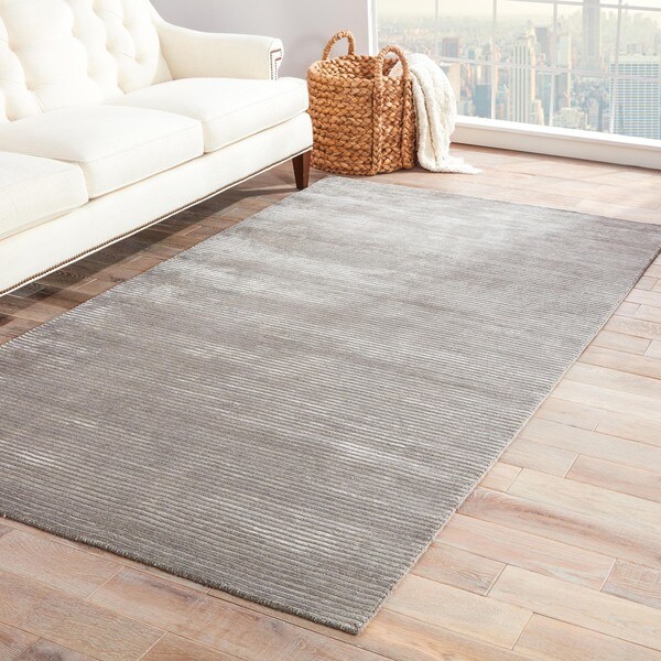 Phase Handmade Solid Gray Silver Area Rug 2 X 3 Phase Handmade Solid Gray Silver Area Rug 2 X27 X 3