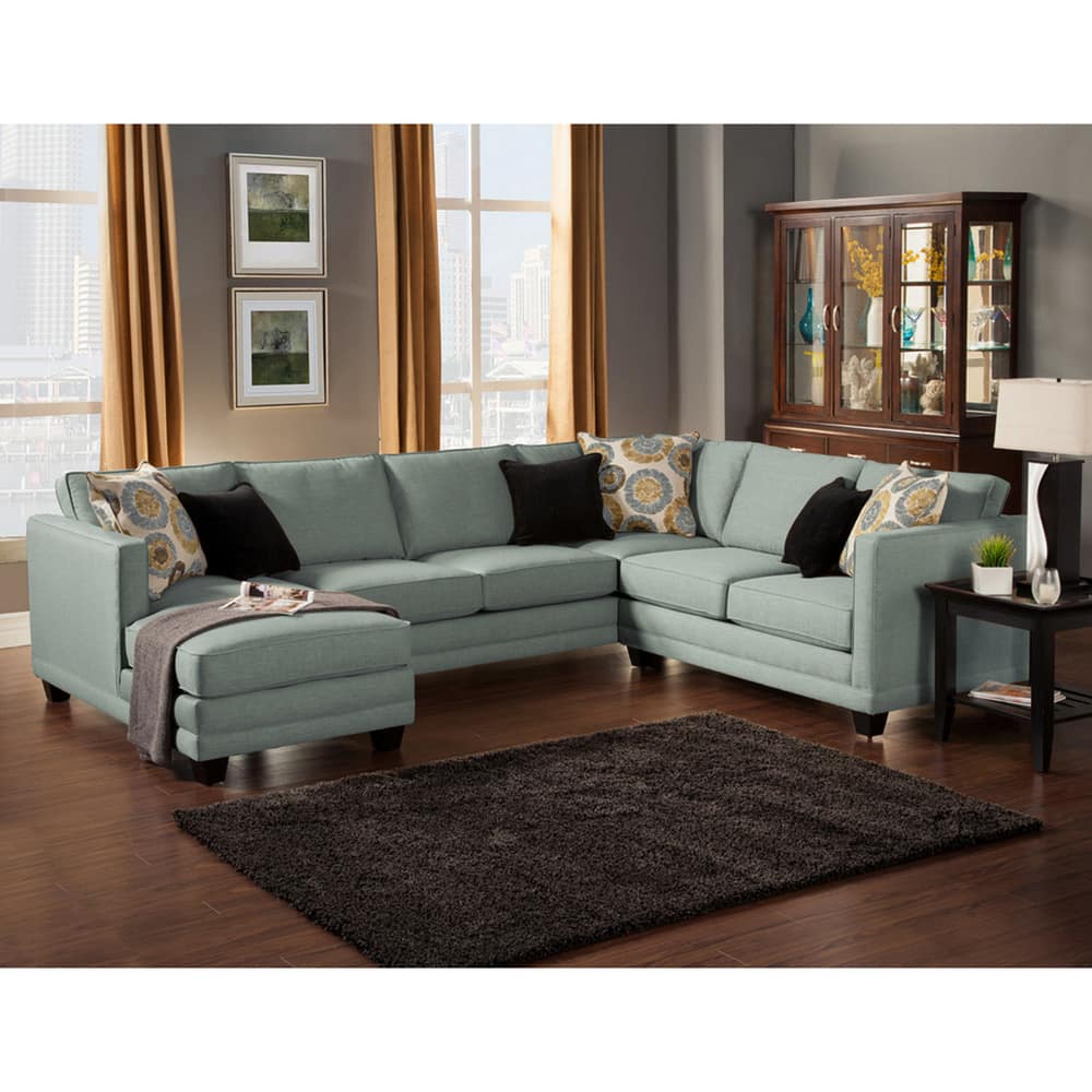 Furniture of America 'Zeal Lavish' Contemporary 3-piece Fabric Upholstered Sectional